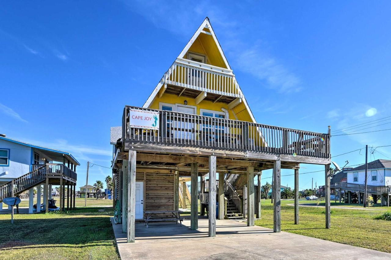 A-Frame Home With Deck - 2 Blocks To Surfside Beach! Exteriör bild